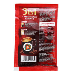 Cà Phê Hòa Tan 3in1 gói 17g