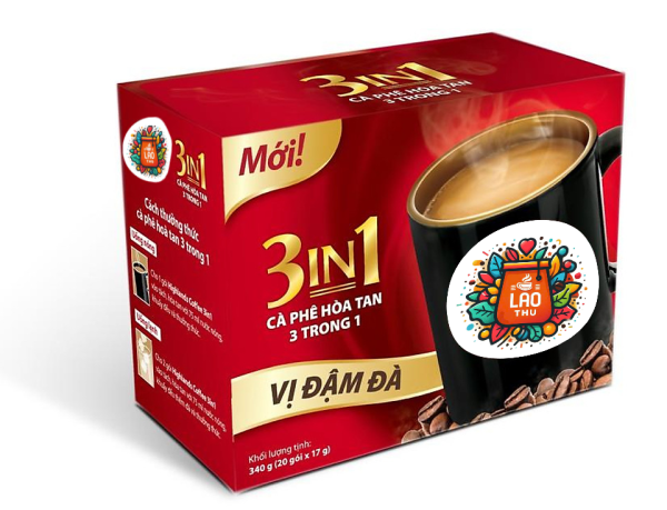 Cà Phê Hòa Tan 3in1 gói 17g