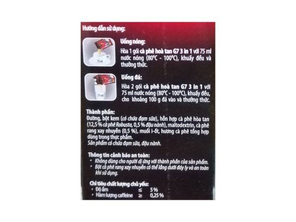 Cà phê sữa 3in1